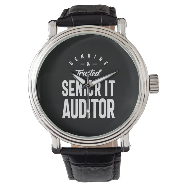 Senior It Auditor Job Title Gift Watch (Front)