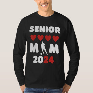 Senior Mom Class Of 2024 Soccer Mom Graduation 2 T-Shirt