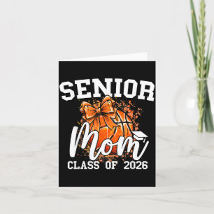 Senior mom class of 2026 graduation high school card