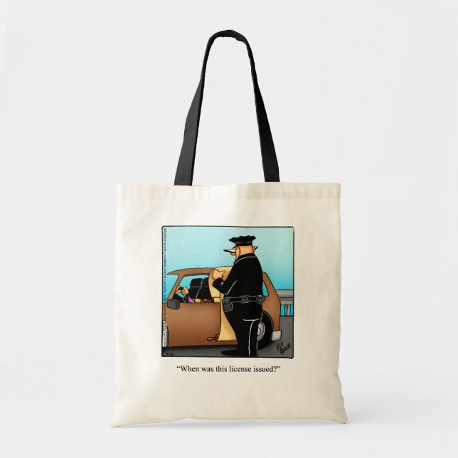 Senior Moment Humour Tote Bag (Front)