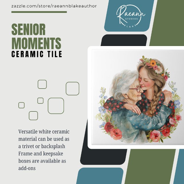 Senior Moments Mother's Day / Any Day Ceramic Tile (Creator Uploaded)