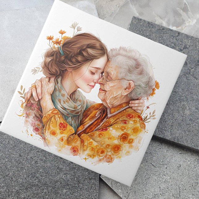 Senior Moments Mother's Day / Any Day Ceramic Tile (Creator Uploaded)