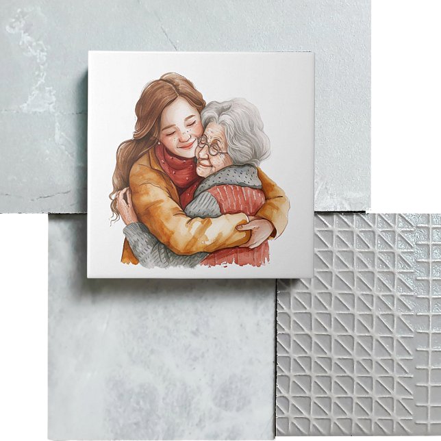 Senior Moments Mother's Day / Any Day Ceramic Tile (Creator Uploaded)