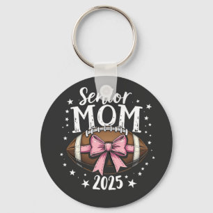 Senior Mum 2025 Class of Graduation Football  Key Ring
