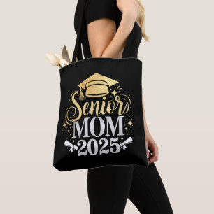 Senior Mum 2025 Graduation Family Son Daughter Tote Bag
