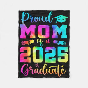 Senior Mum 2025 Graduation Proud Mum Of A 2025 Gra Fleece Blanket