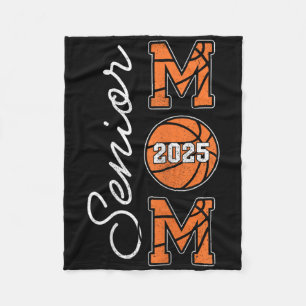 Senior Mum 2025 Sketll Mummy Cl Of 2025 Graduation Fleece Blanket