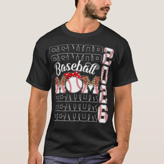 Senior Mum 2026 Baseball Class Of 2026 Graduation T-Shirt (Front)