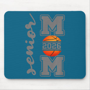 Senior mum 2026 basketball athlete proud parent mouse pad