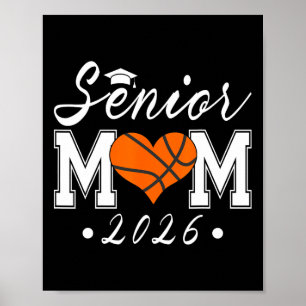 Senior Mum 2026 Cl Of 2026 Sketll Graduate Mother Poster