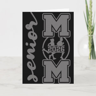 Senior Mum 2026 Football Graduation Quarter Men Wo Card