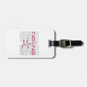 ✨ Senior Mum 2026 Glitter Design Luggage Tag