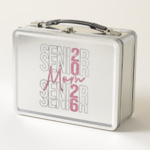 ✨ Senior Mum 2026 Glitter Design Metal Lunch Box