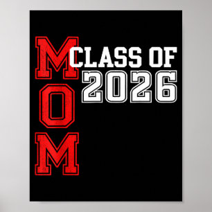 Senior mum 2026 proud mum of a class of 2026 poster