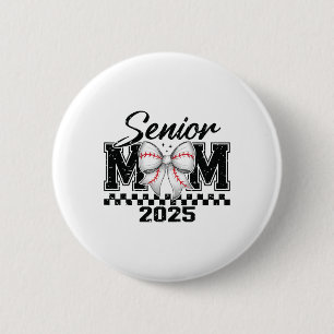 Senior Mum Bysebyll 2025 Cl Of 2025 Graduation - C 6 Cm Round Badge