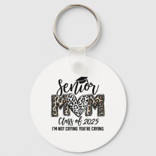 Senior Mum Cl Of 2025 Senior Mama 2025 Leopard Gra Key Ring