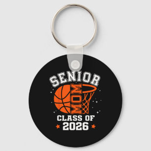 Senior Mum Cl Of 2026 Basketball Graduation Key Ring
