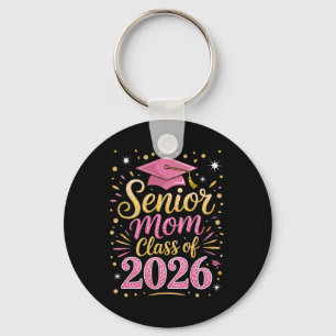 Senior Mum Cl Of 2026 Pink Graduation Purple Proud Key Ring