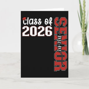 Senior Mum Cl Of 2026 Senior Mama 2026 Graduation Card