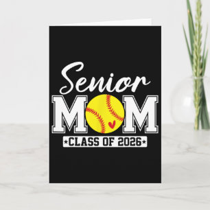 Senior Mum Cl Of 2026 Softll Mum Graduation Card