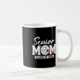 Senior Mum Cl Of 2026 Volleyball Mum Graduation Coffee Mug