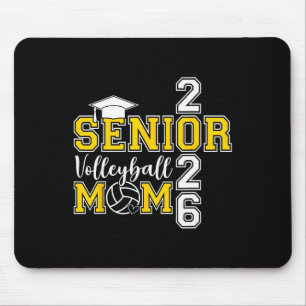 Senior Mum Cl Of 2026 Volleyball Mum Graduation Se Mouse Pad