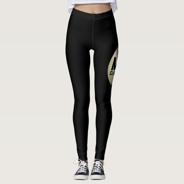 Senior Mum Class of 2022 Baseball Mum Leggings (Front)