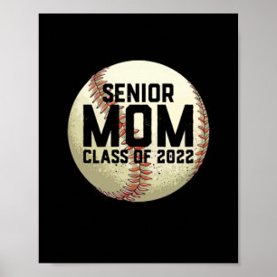 Senior Mum Class of 2022 Baseball Mum Poster