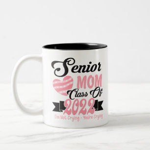 Senior Mum Class Of 2022 Two-Tone Coffee Mug