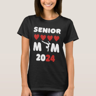 Senior Mum Class Of 2024 Gymnastics Mum Graduation T-Shirt