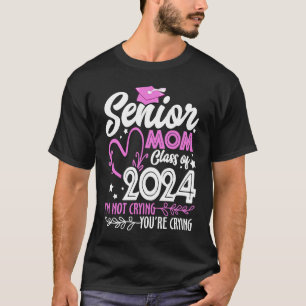 Senior Mum Class Of 2024 Seniors Grad Graduation 2 T-Shirt