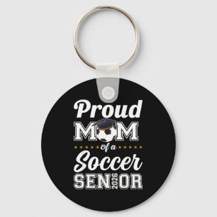 Senior mum class of 2026 soccer mum graduation key ring