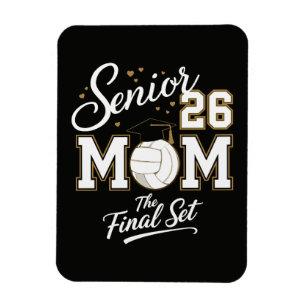 Senior Mum Class of 2026 Volleyball Magnet