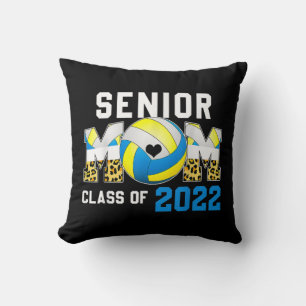 Senior Mum Class Of  Volleyball Mama Graduation Le Cushion