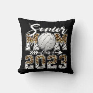 Senior Mum Class Of  Volleyball Mum Graduation Leo Cushion