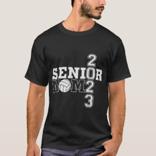 Senior Mum Class of Volleyball Mum T-Shirt