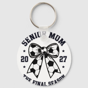 Senior Mum Soccer Cl Of 2027 Womens  Key Ring