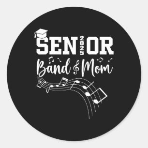 Senior Nd Mum 2025 Marching Nd Mum Of Graduation 2 Classic Round Sticker