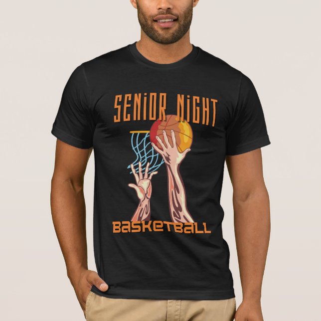 Senior night basketball gift  T-Shirt (Front)
