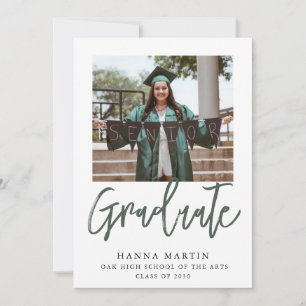 Senior Photo Graduation  Announcement