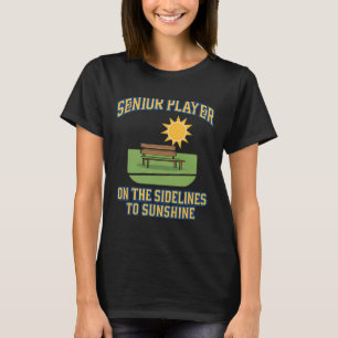 Senior Player Retirement Humour Soccer Graphic  T-Shirt