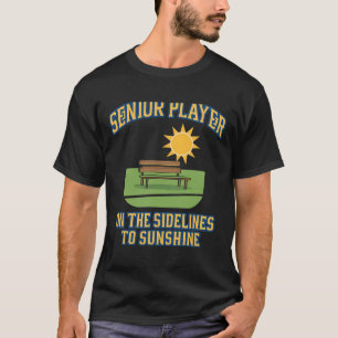 Senior Player Retirement Humour Soccer Graphic  T-Shirt