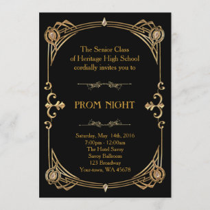 Senior Prom Night Invitation