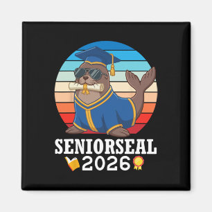 Senior Seal 2026 Cl Of School Graduation Day With Magnet