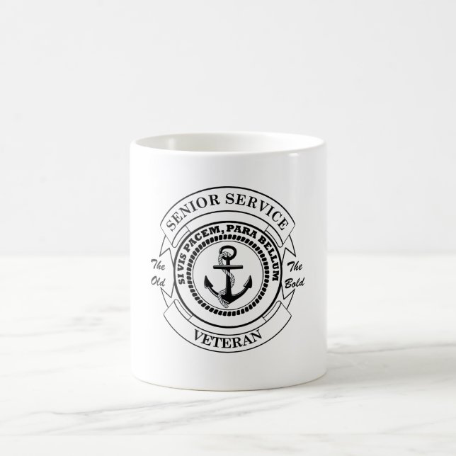 Senior Service Veteran Coffee Mug (Center)