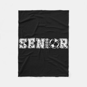 Senior Soccer 2026 Senior Soccer Player Graduation Fleece Blanket