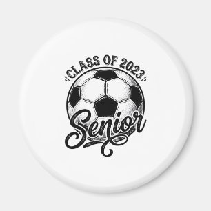 Senior Soccer Class of 2023 Vintage Graduation Shi Magnet