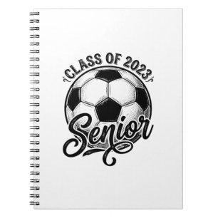 Senior Soccer Class of 2023 Vintage Graduation Shi Notebook