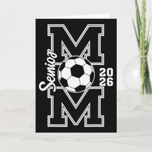 Senior Soccer Mom 2026 Graduation Women Card