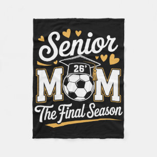 Senior Soccer Mum Cl Of 2026 _1 Fleece Blanket